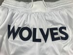 NBA Minnesota Timberwolves just don shorts blanc